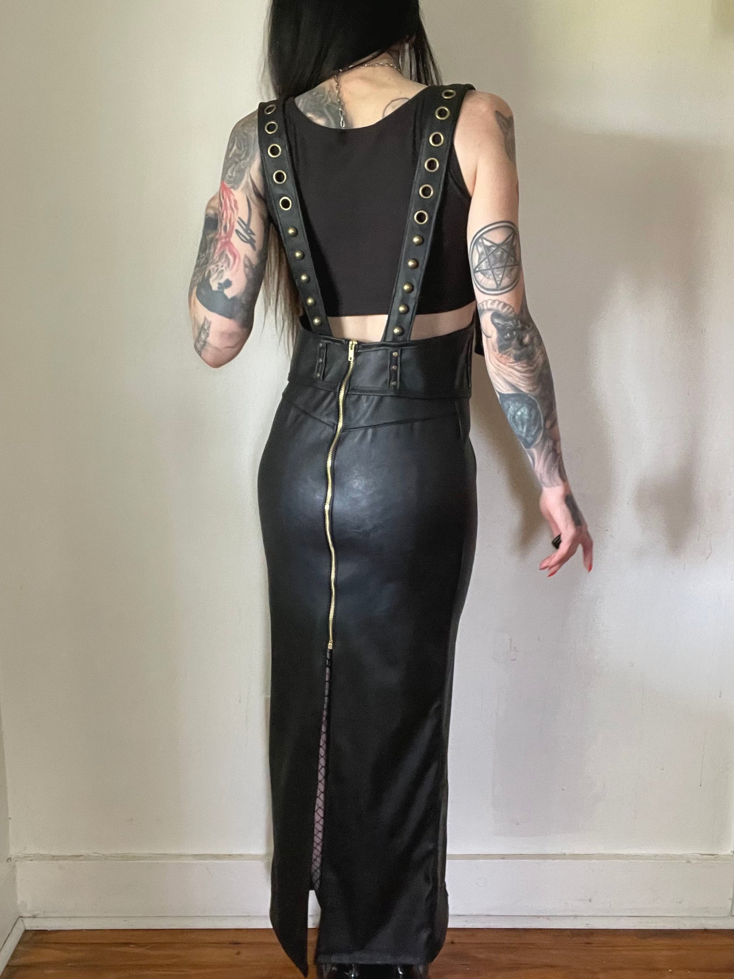 Hell Couture Hack O Lantern Crop Top