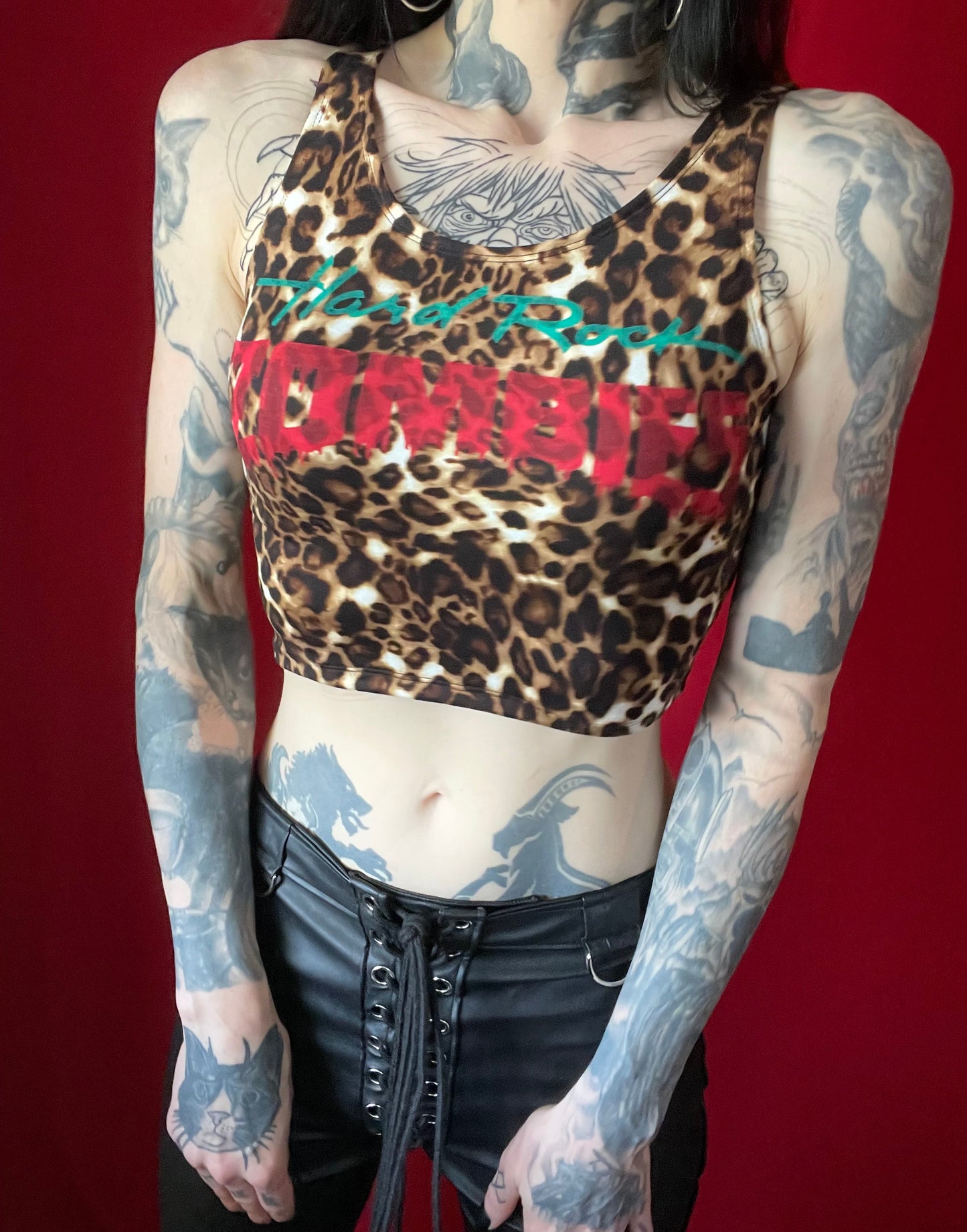 Hell Couture Hard Rock Zombies Crop Top