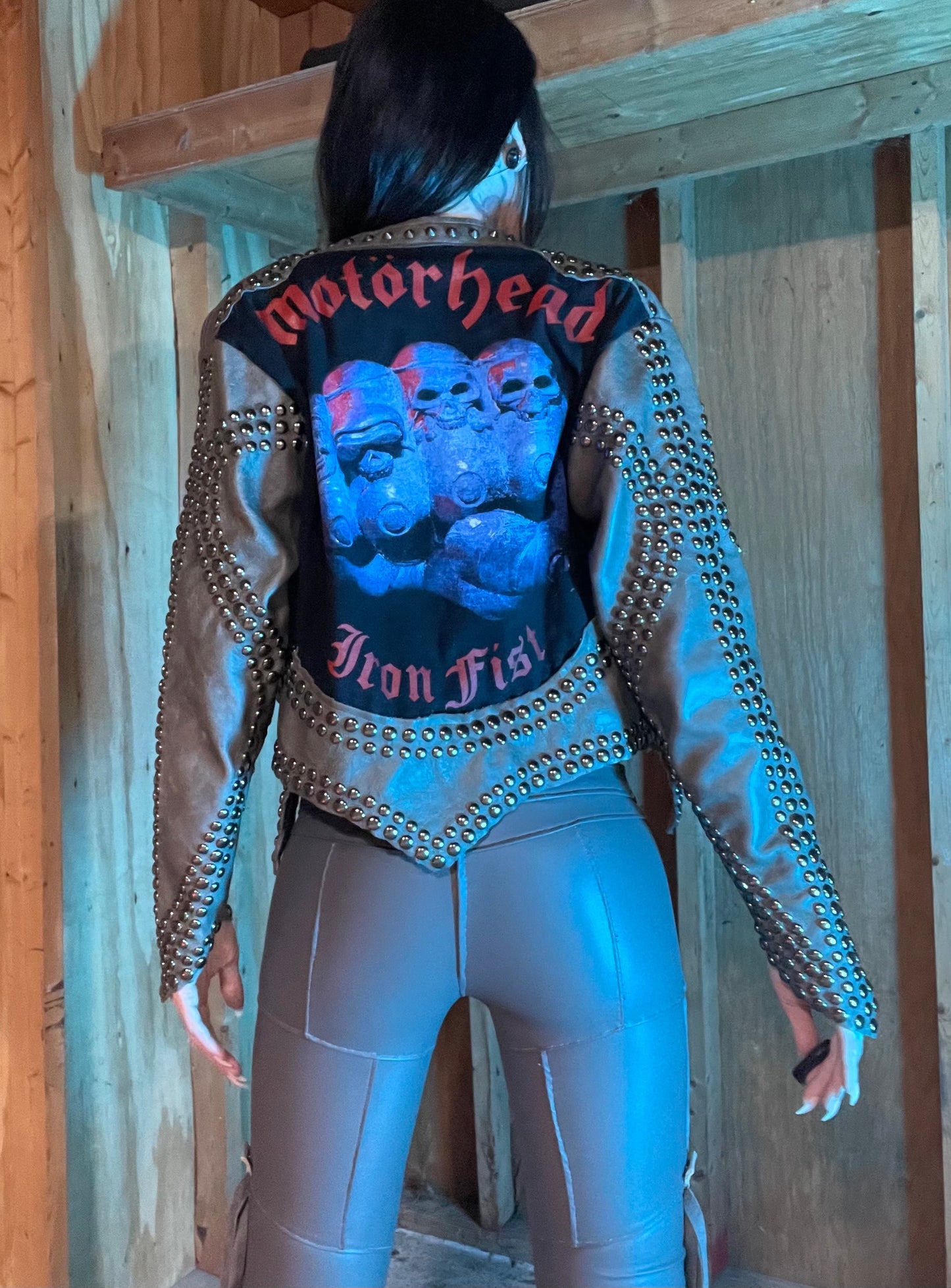 Hell Couture Iron Fist Leather Jacket