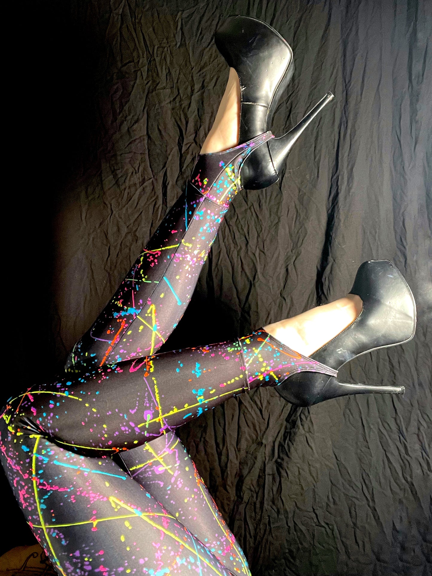Hell Couture Splatter Leggings