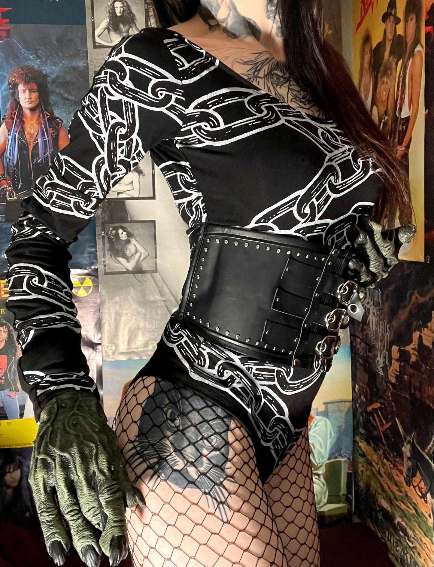 Hell Couture Studded Cincher Belt