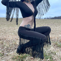 Hell Couture Fringe Top