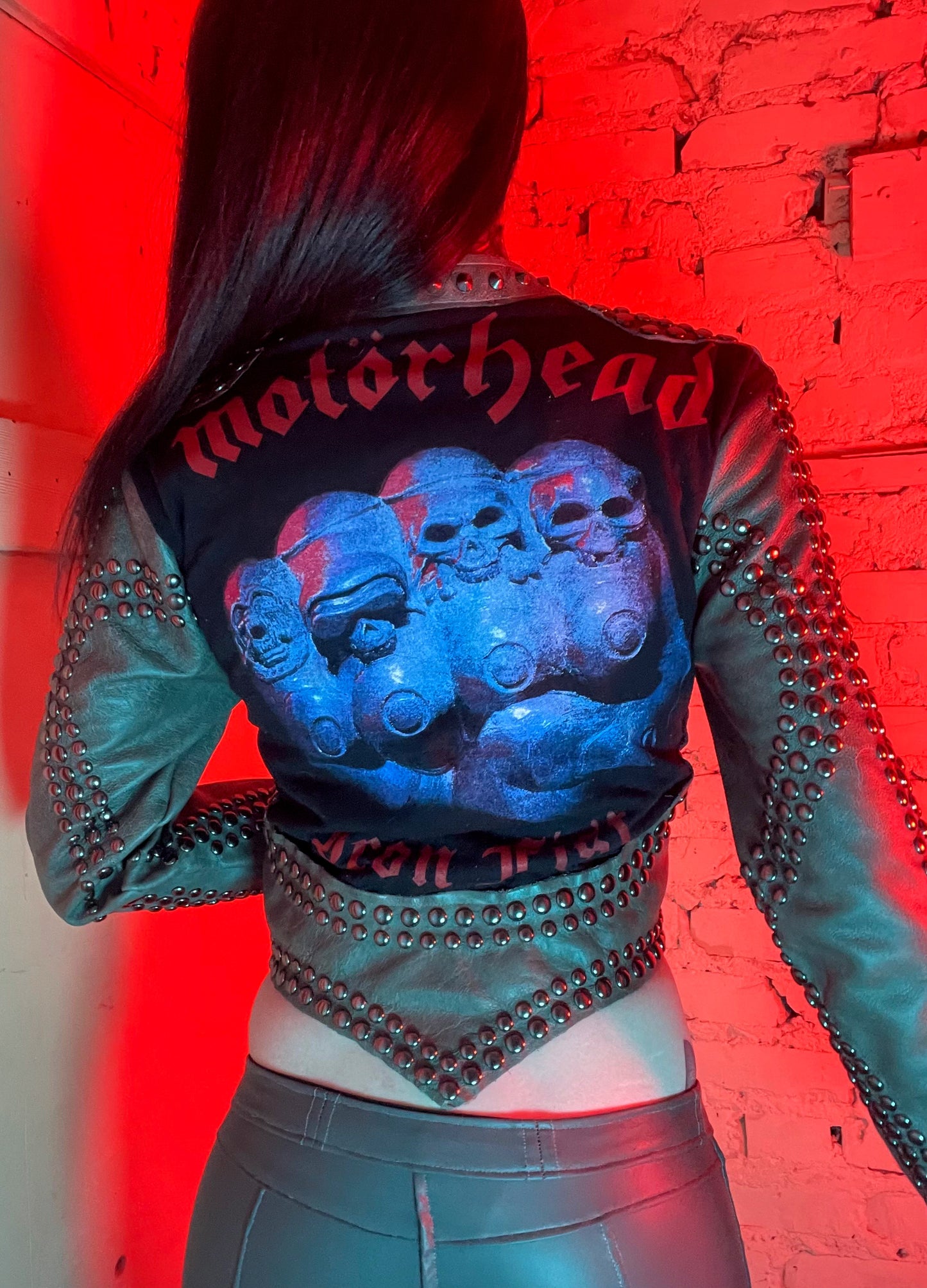 Hell Couture Iron Fist Leather Jacket