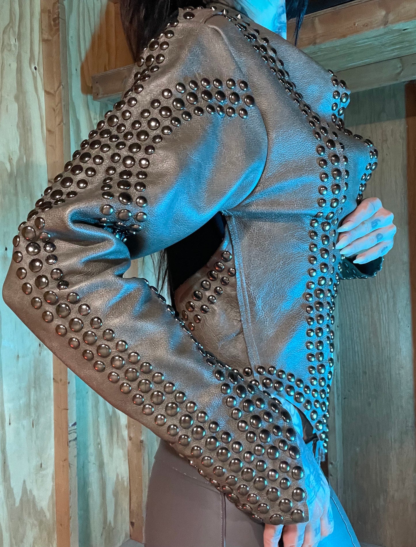 Hell Couture Iron Fist Leather Jacket