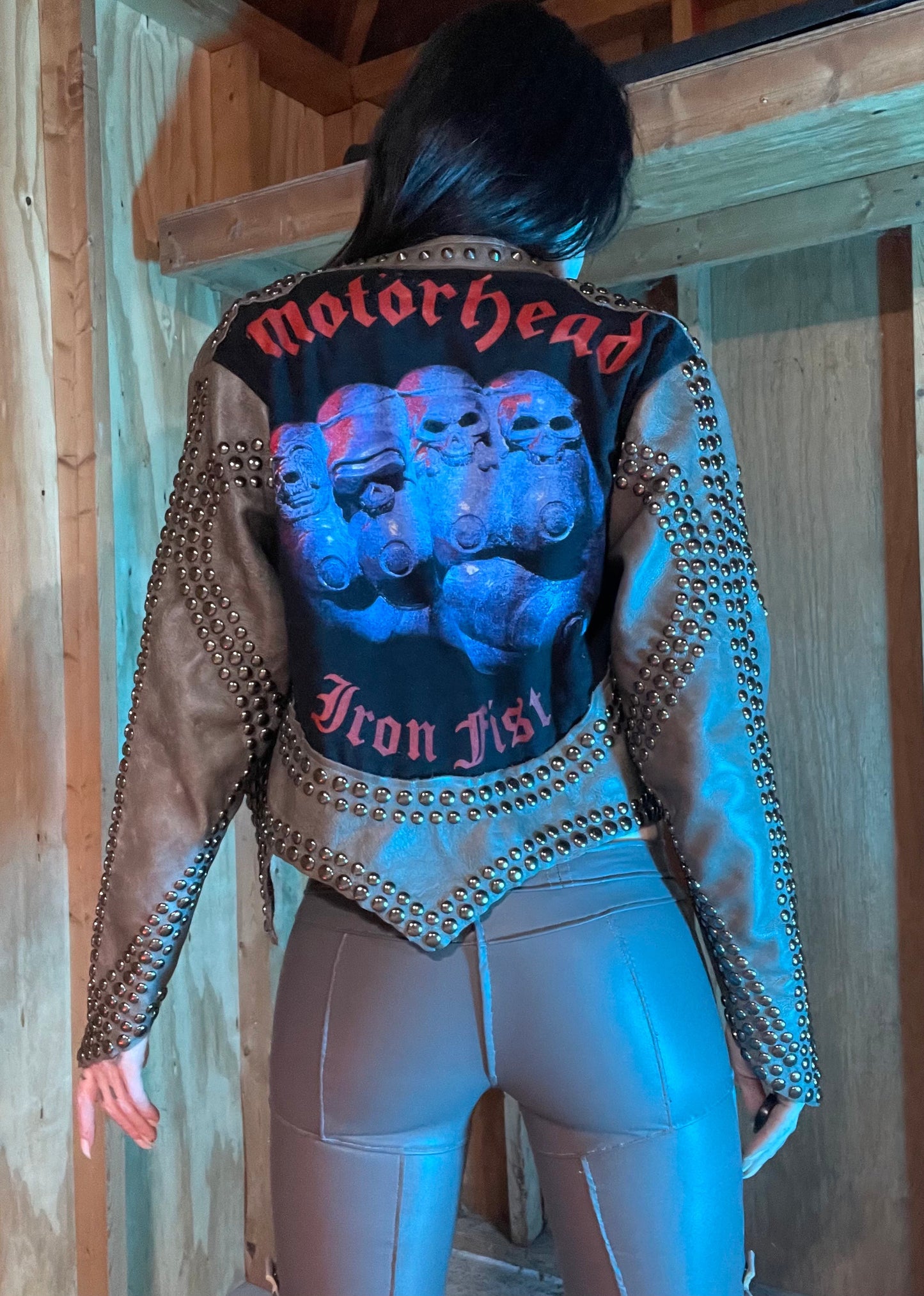 Hell Couture Iron Fist Leather Jacket