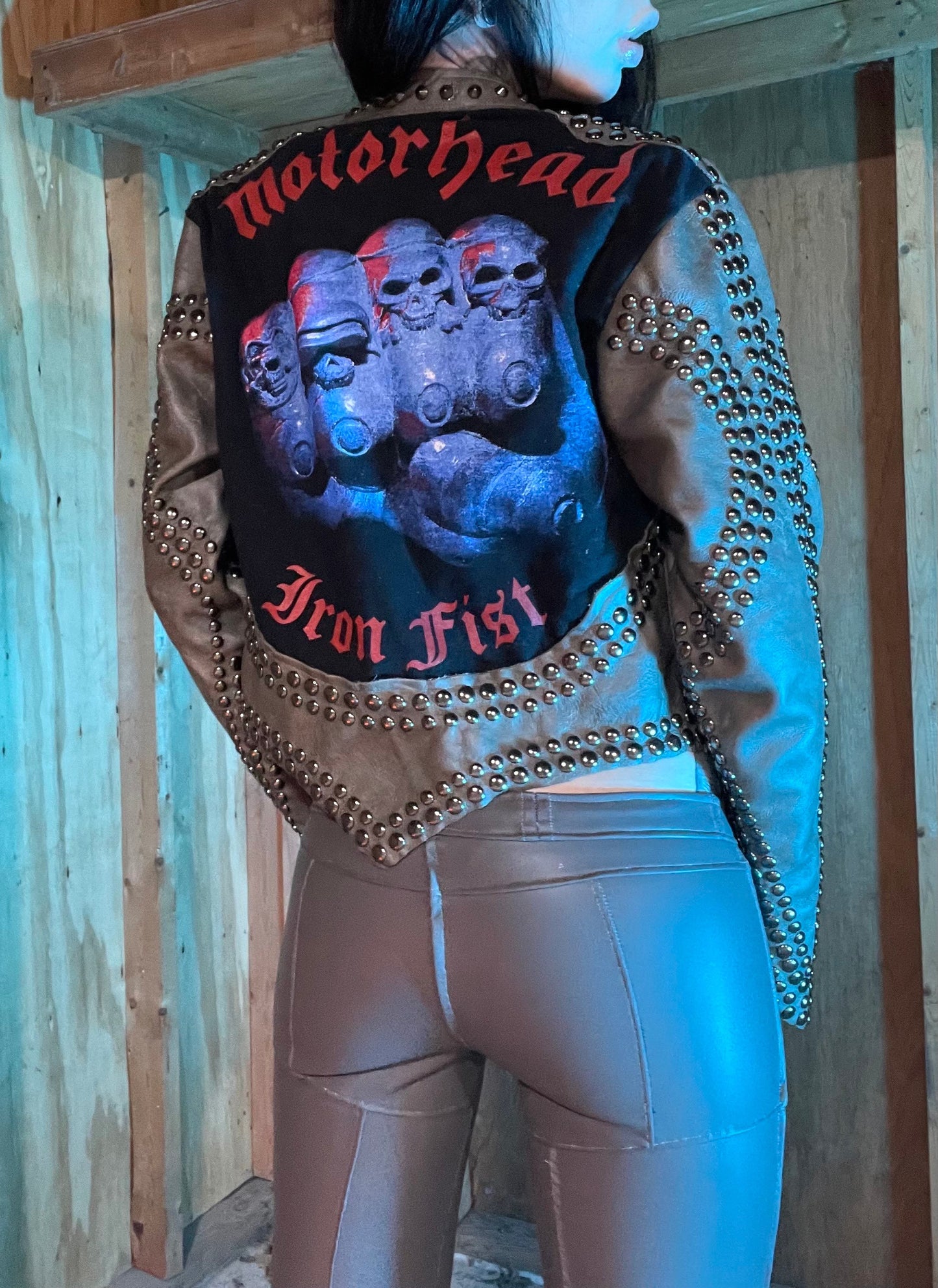 Hell Couture Iron Fist Leather Jacket
