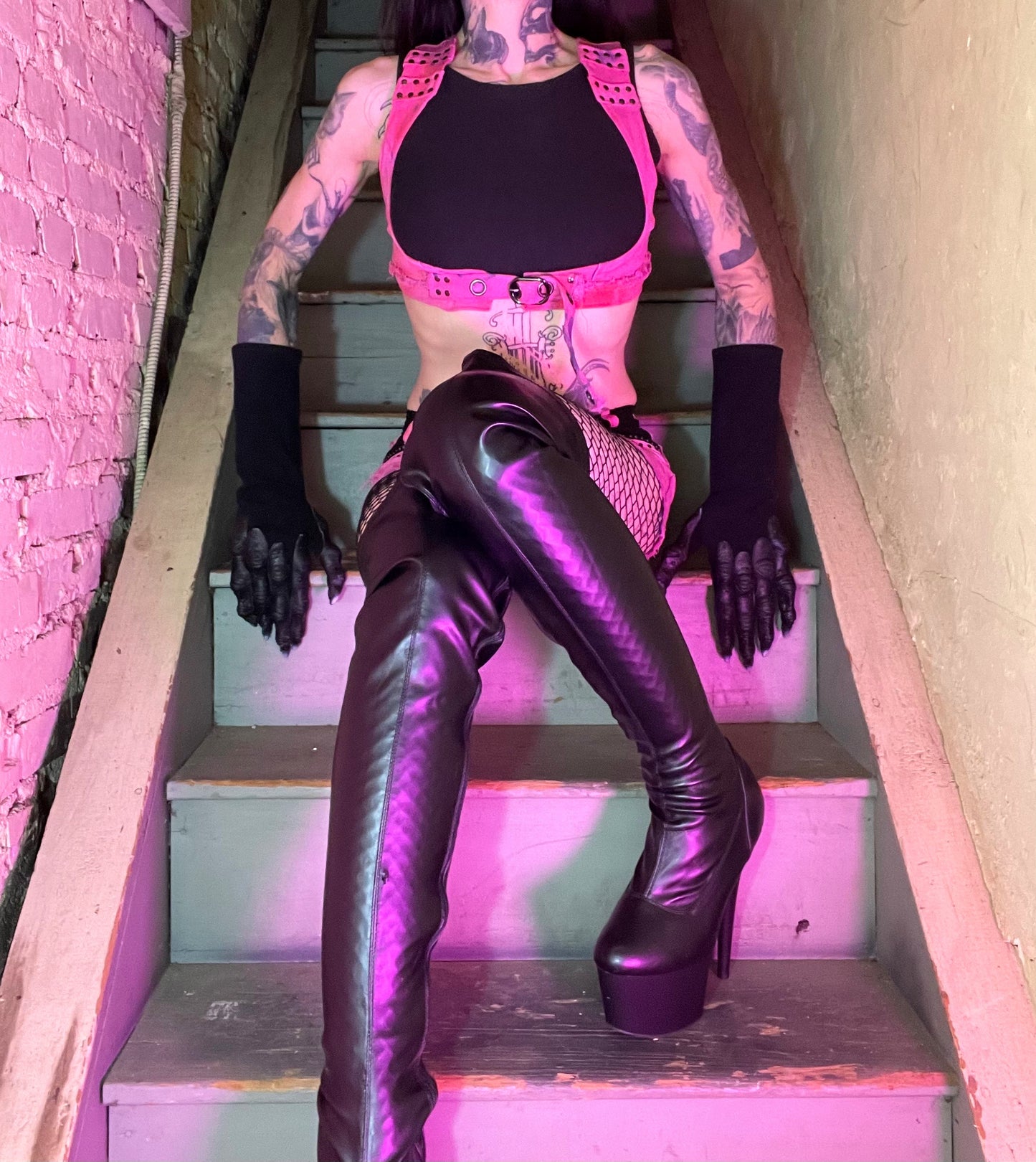 Hell Couture Tornado Of Souls Harness Vest