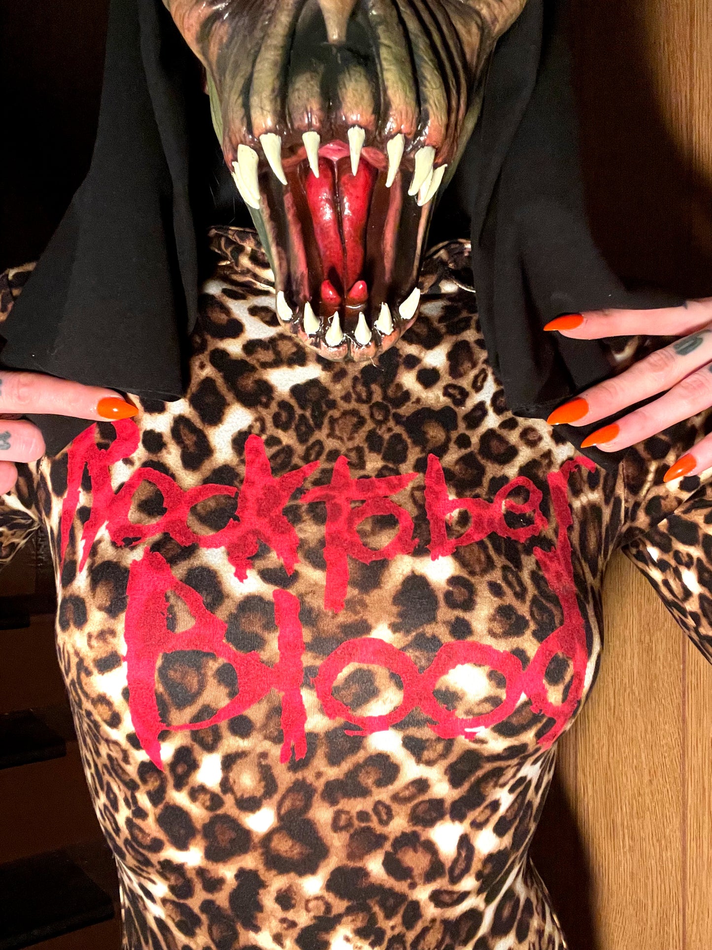 Hell Couture Rocktober Blood Bodysuit