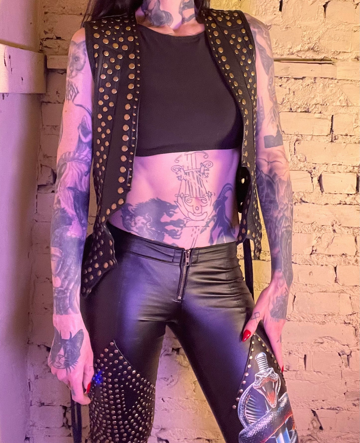 Street Ready Leather Vest