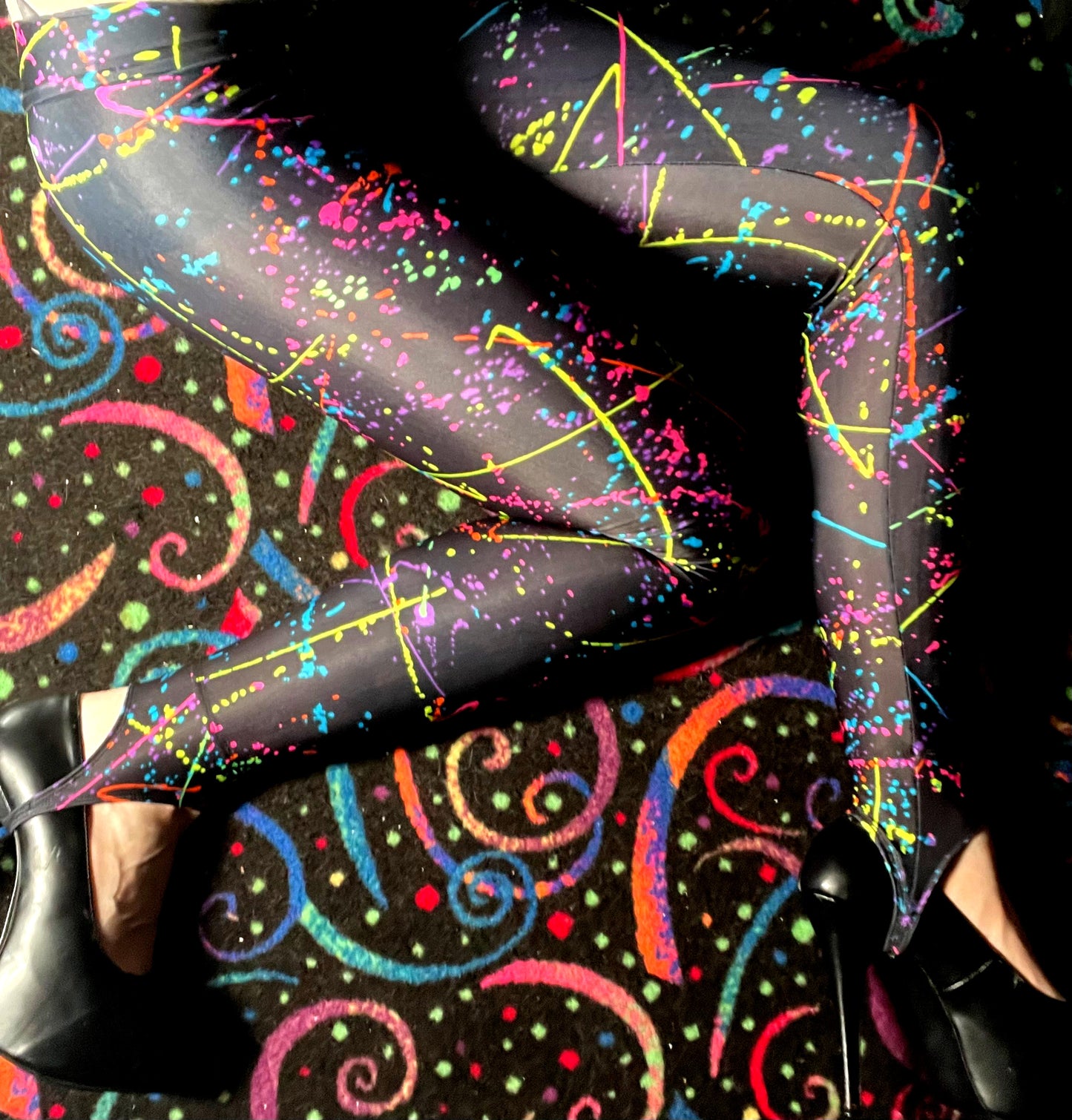 Hell Couture Splatter Leggings