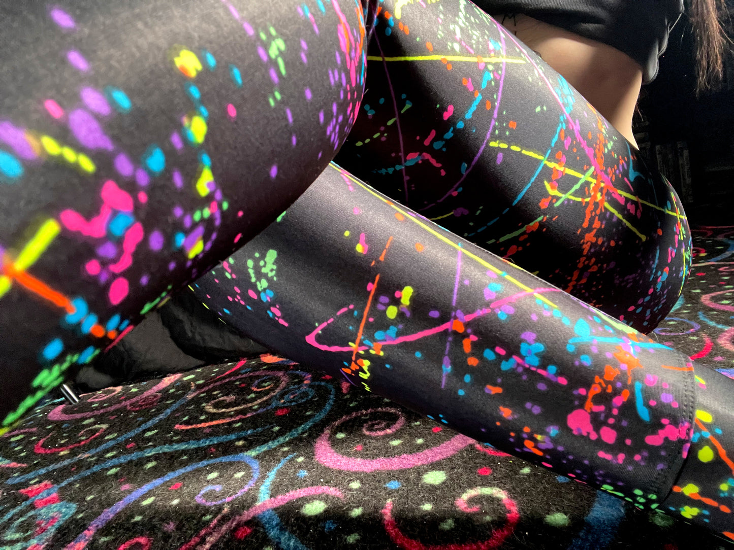 Hell Couture Splatter Leggings