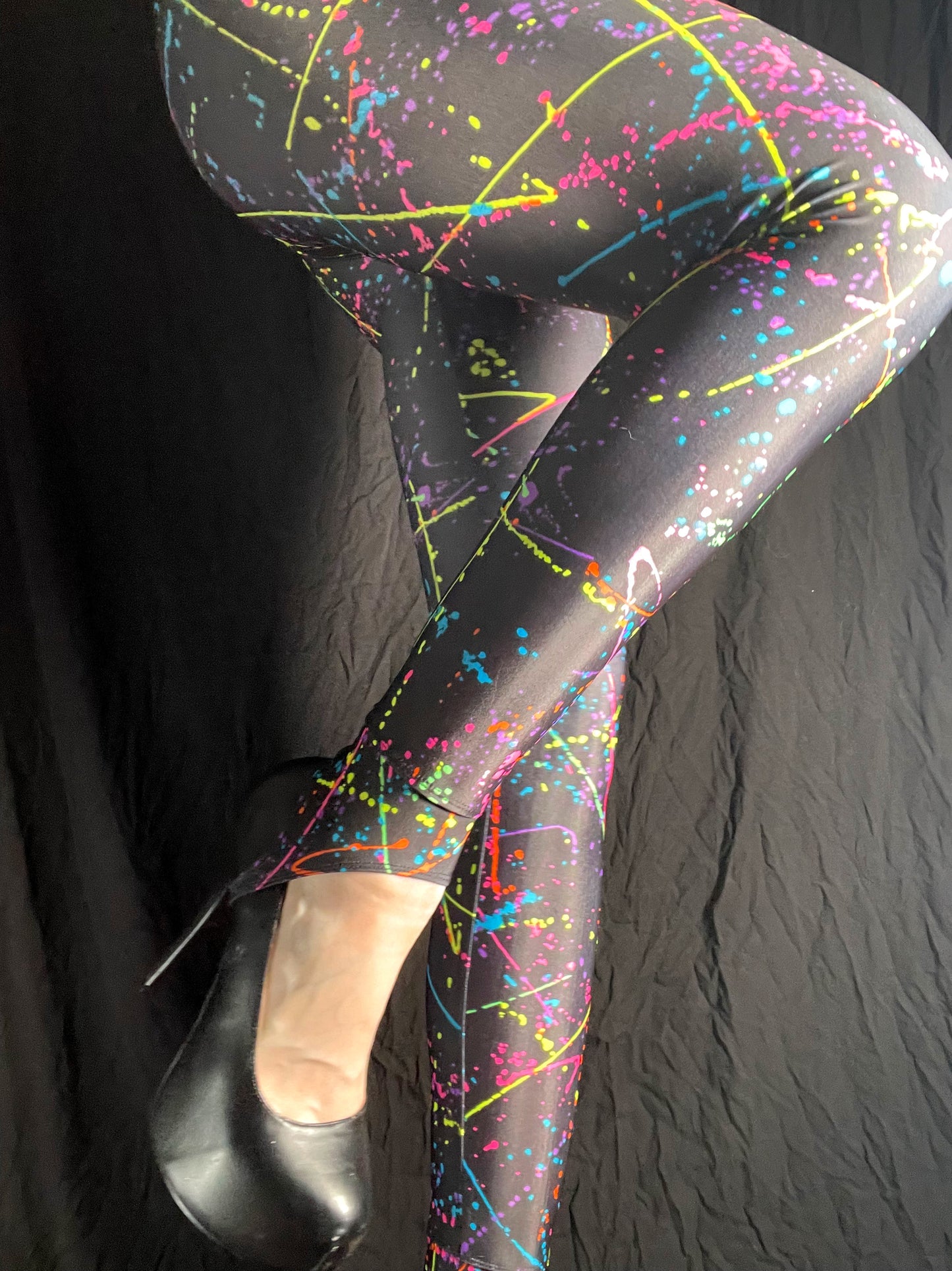 Hell Couture Splatter Leggings